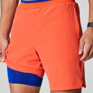 Fabletics shorts- The Fundamental Short II Lined 7in